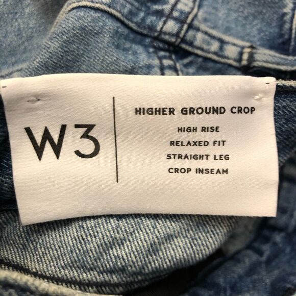 -3x1 NYC Higher Ground Crop Eva Gold Foil Jeans NWT - Picture 6 of 6